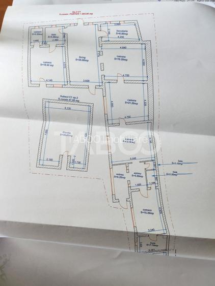 Casa 214 mp utili singur in curte 800 mp teren zona centrala Cisnadie - 38