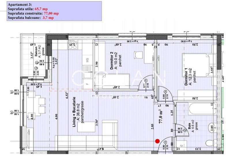 Apartament nou cu predare imediata 3 camere  - Doamna Stanca - 11