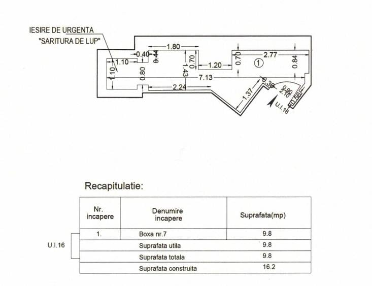 Apartament 2 camere de vânzare – Ploiești, Str. Mihai Bravu nr. 69-71 - 15