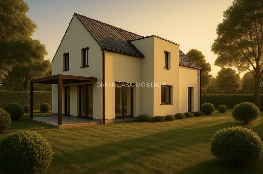 Casă de vânzare + teren 1100mp – zonă metropolitană Cluj-Napoca (Sălicea) - 3