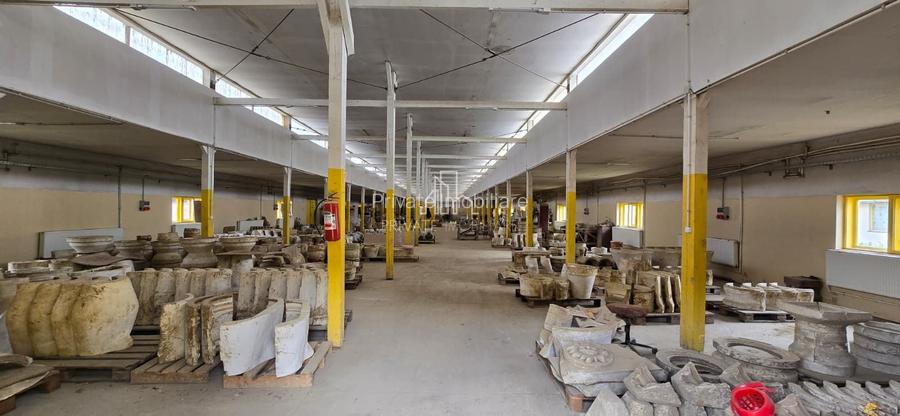 Teren + hale industriale 8785mp + casă–Oportunitate investiție / producție – - 36