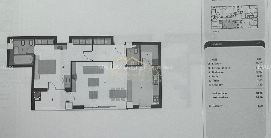 Apartament 3 camere // Loc parcare inclus // Erou Iancu Nicolae // Baneasa - 1