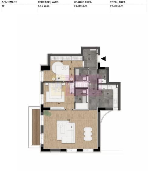 Apartament 3 Camere | Licurg 2 Prime Residence | Cartierul Armenesc - 8