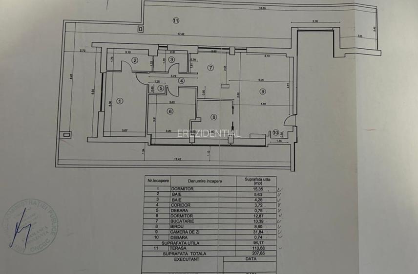 Apartament de vanzare– 4 camere-terasa-parcare-zona Tineretului - 17