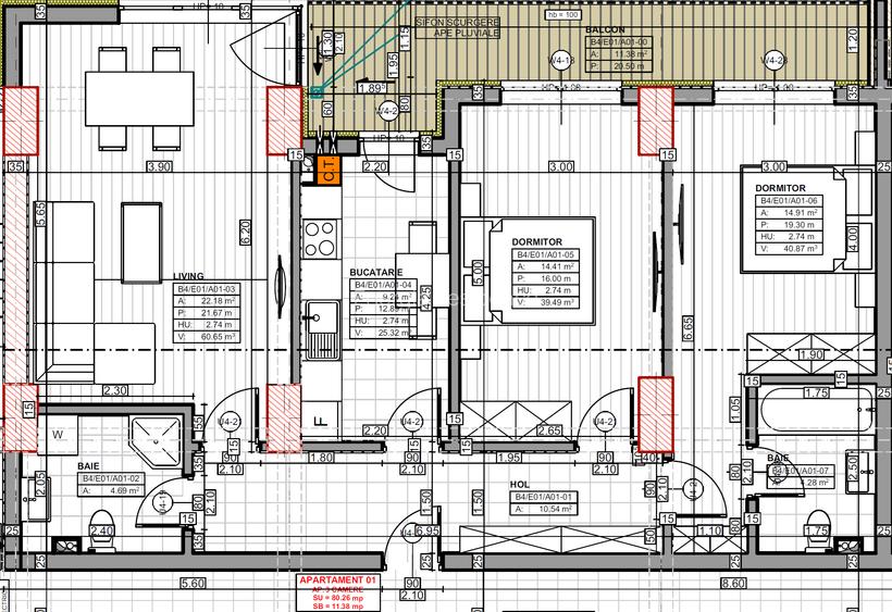 Apartament 3 cam - Energia Residence, Constanta - 2