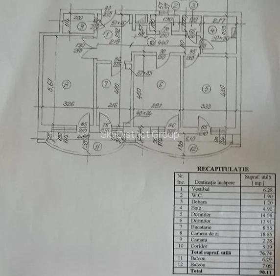 Apartament 3 camere, Unirii – locație ultracentrală și vedere relaxantă - 10