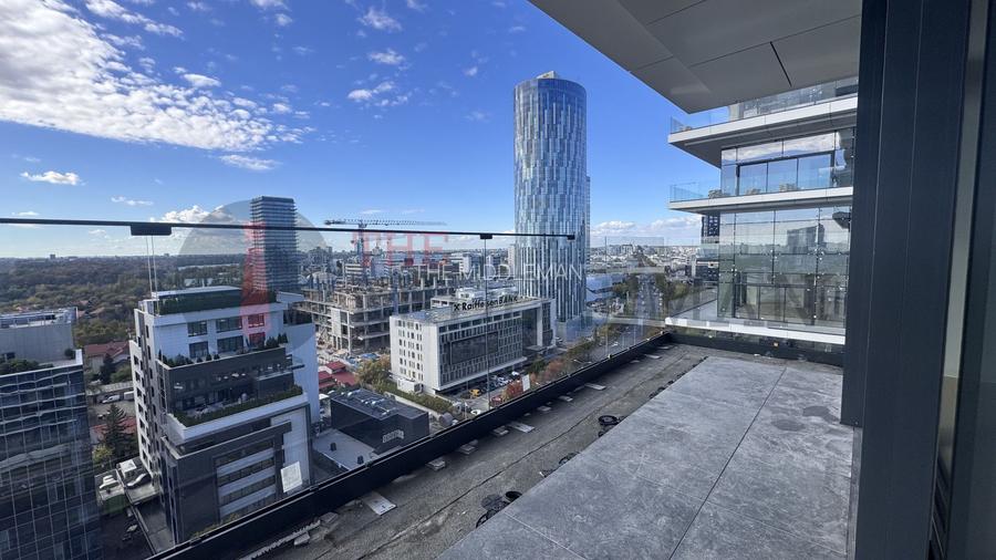 Top view Mall Promenada - 3 dormitoare  -One Floreasca Towers - 8