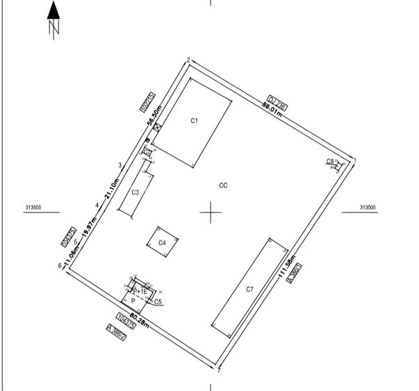Ovidiu Zona Industriala Autostrada A4-Teren + Hale 9131  MP / 86 ml - 2