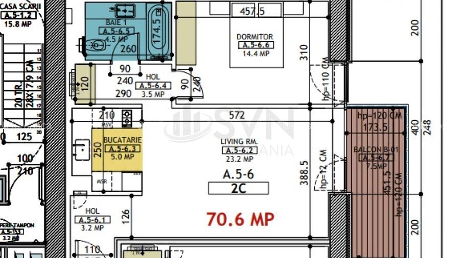 REA1026325 Apartmament modern 2 camere I One Verdi Park I Floreasca - 23
