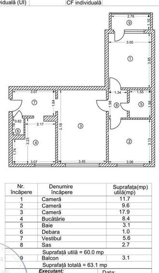 Vanzare apartament 3 camere, bloc 1979- Titan, 5 minute metrou 1 Decembrie 1918 - 5
