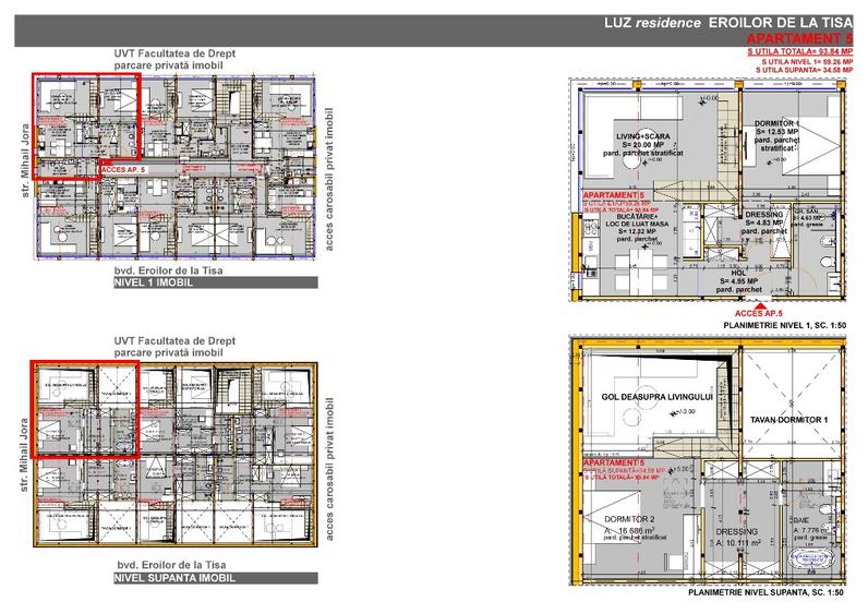 Ap 3 camere tip loft – 94 mp – design premium, Complex Sala Olimpia, proprietar - 13