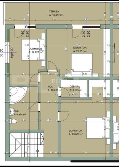 NEGOCIABIL! Duplex modern, 5 camere, 200 mp, teren 1300 mp, Dabaca - 6