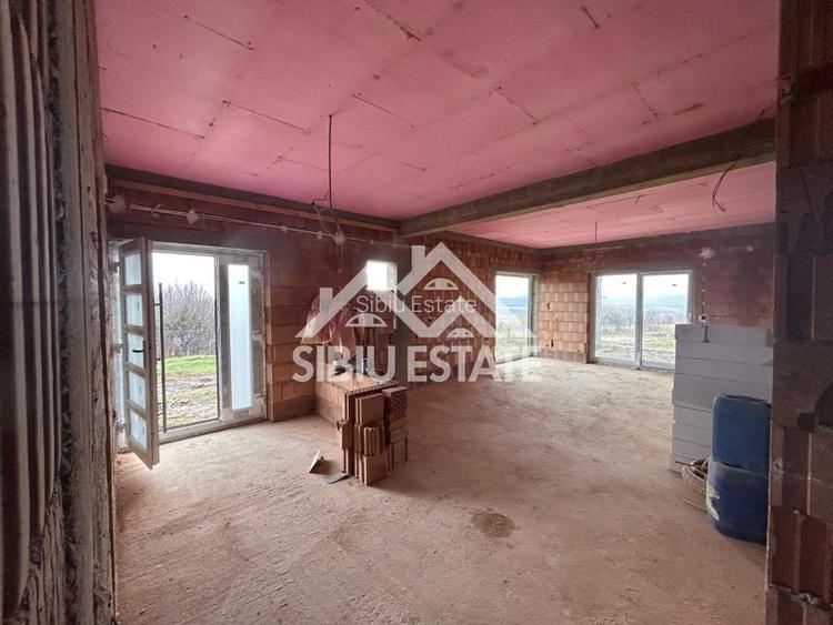 Casa 130 mp, teren 2800 mp, priveliște superbă – Marginimea Sibiului - 3