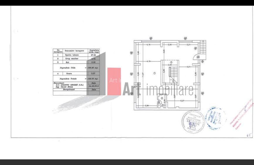 Spatiu comercial 2 etaje stradal, compartimentat - 9