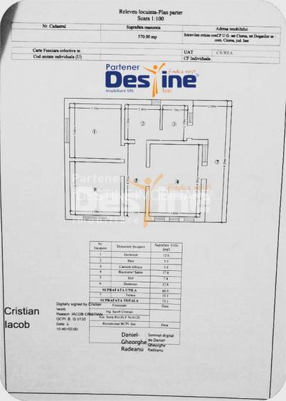 Casă individuală 75 mp P+POD 570 mp teren canalizare Ciurea - 18