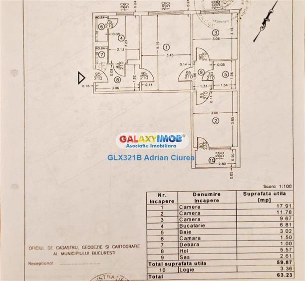 Alexandriei | Antiaeriana | Scoala Nr. 131 | 3 camere | Balcon - 11
