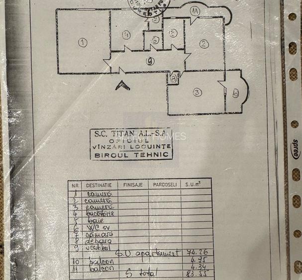 Apartament 3 Camere Decomandat de Vanzare *Nerva Traian* - 8