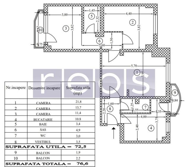 VANZARE 3 CAMERE SEMIDECOMANDAT - Mall Vitan - 29