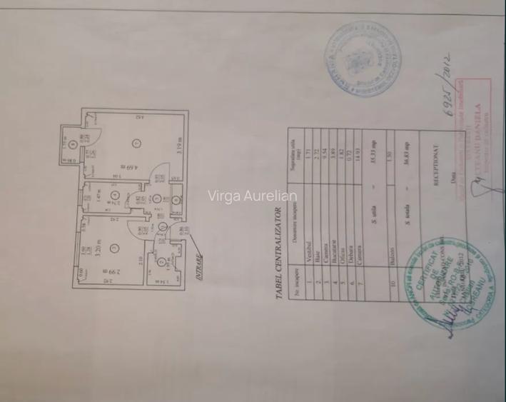 De vânzare apt. 2 camere Victoriei - 8