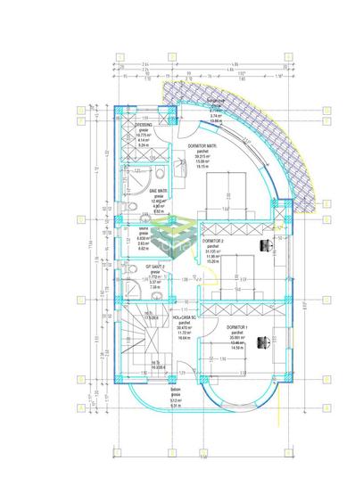 Vila la rosu cu teren in comuna Cornetu - 2