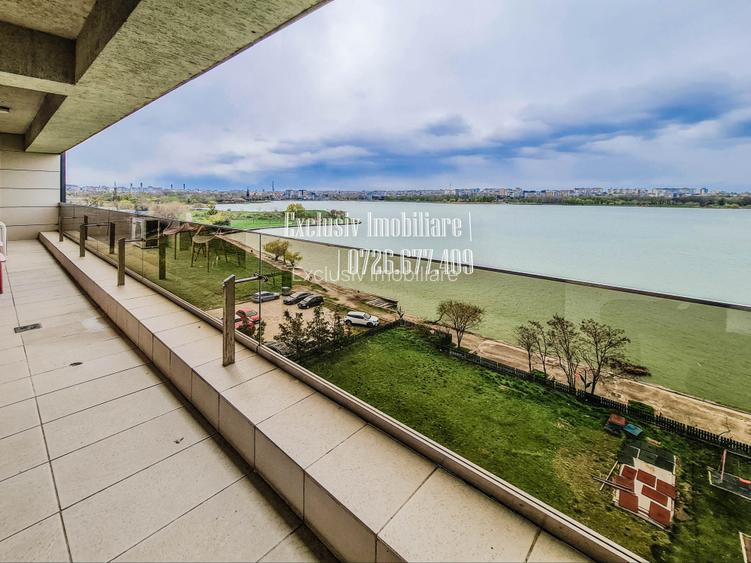 Vedere Frontala la Lac Tabacarie - Apartament de 140 mp cu 3 camere si 3 terase - 6