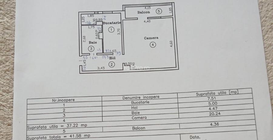 Apartament 1 Camera Imens Complex Studentesc - 8