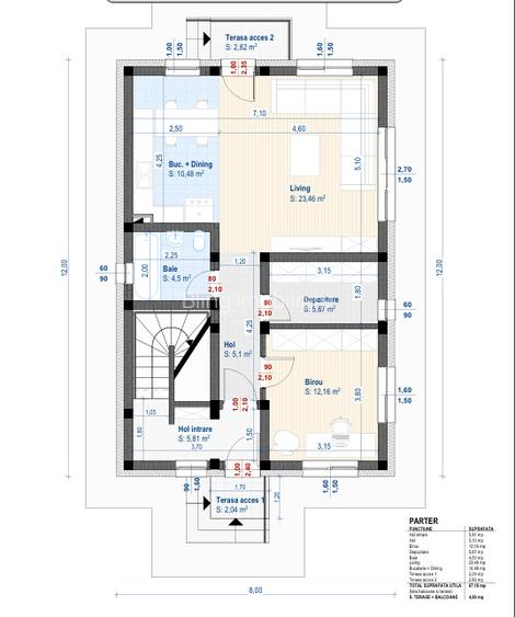 Teren autorizat casa individuala P+1 Floresti IL Milanese - 2