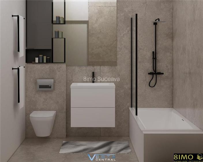 Garsoniera noua Fălticeni - Vesta Central - bloc 2 de la 49.545e - 5