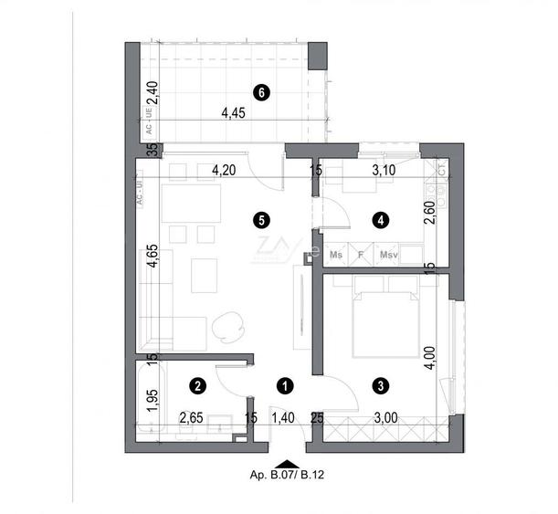 Etaj 2. Lift. Finisaje superioare. Loc de parcare. - 9