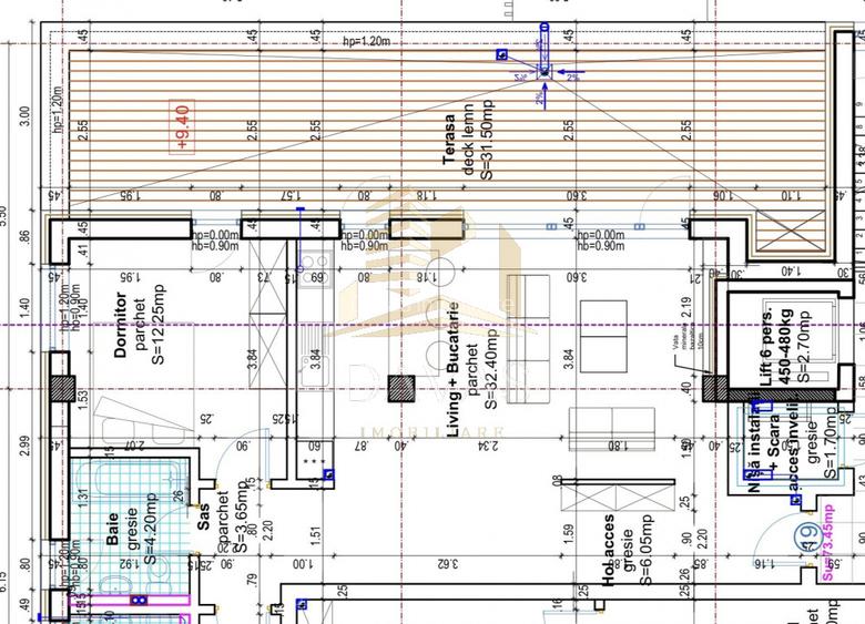 Penthouse de 3 camere semidecomandat - Parcare | Baciu  - 2