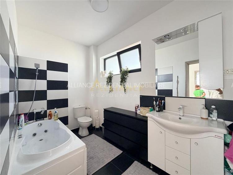 Duplex mobilat si utilat  - 4 camere -2 bai - 9