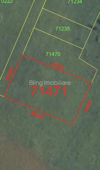 Teren 1470 mp,Campenesti, utilitati langa teren  - 2