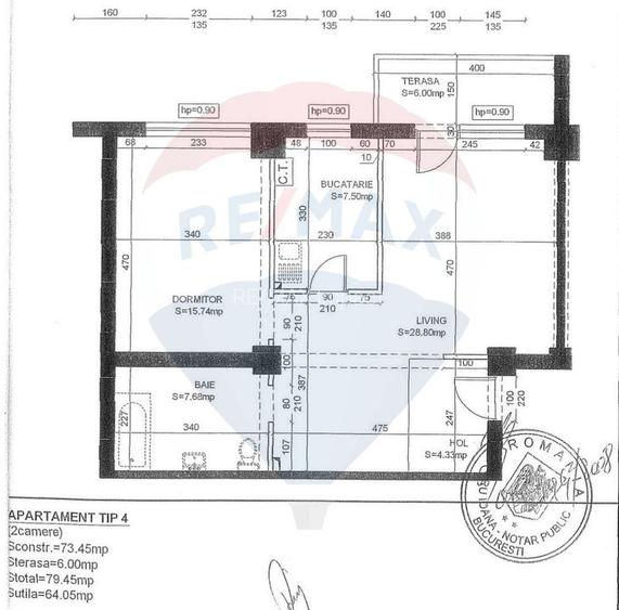 Apartament cu 2 camere de vanzare, mobilat-utilat, Confort City - 1