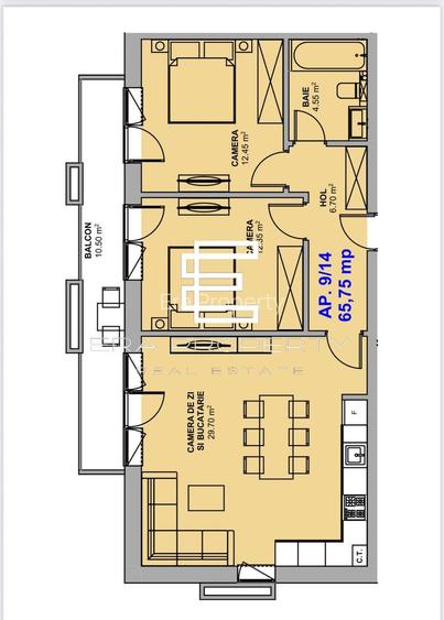 Apartament 3 camere 66mp, intabulat, Doamna Stanca, Sibiu - 1