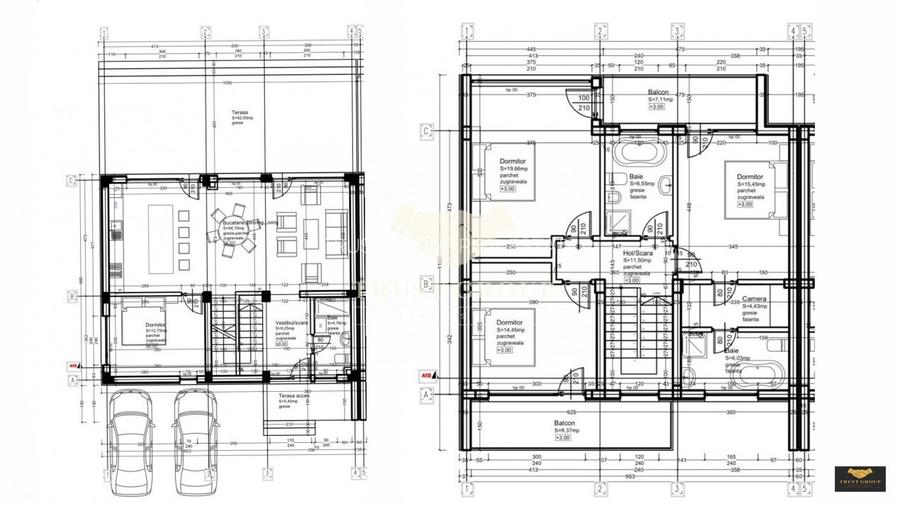 Vila 5 camere Tunari | 5 Locuri de parcare | Teren 505 mp - 50