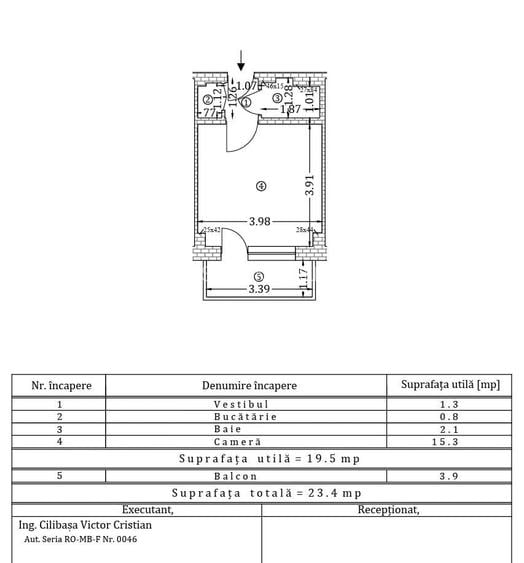 Garsoniera cu balcon, Bd. Ion Mihalache, etaj 3,  lift, Domenii - 6