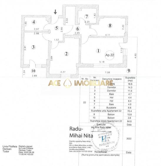 3 Camere | Bragadiru | Centrala Proprie | Loc Parcare | Mobilat | 70mp - 5