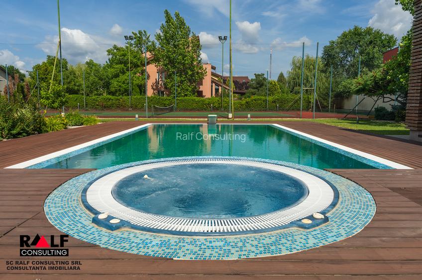 Vanzare vila de lux cu piscina, teren de tenis, cu un design deosebit, P+M+S - 9
