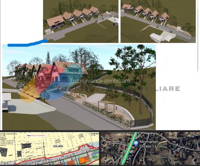 Teren intravilan construibil 860 mp, in Feleacu - 2