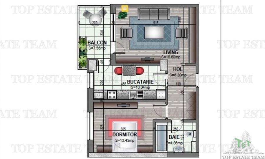 Apartament 2 camere spatios bloc finalizat sector 6-Militari - 4