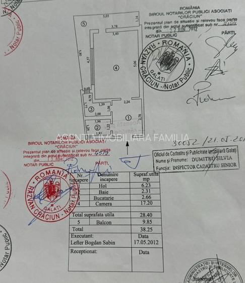 52.500 Euro-Apartament 1 camera, 38mp, etajul 5 din 7- cu balcon, Tiglina 2 - 2