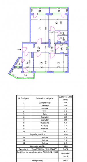 4 Camere - Bucur Obor - Birou sau Locuinta - 20
