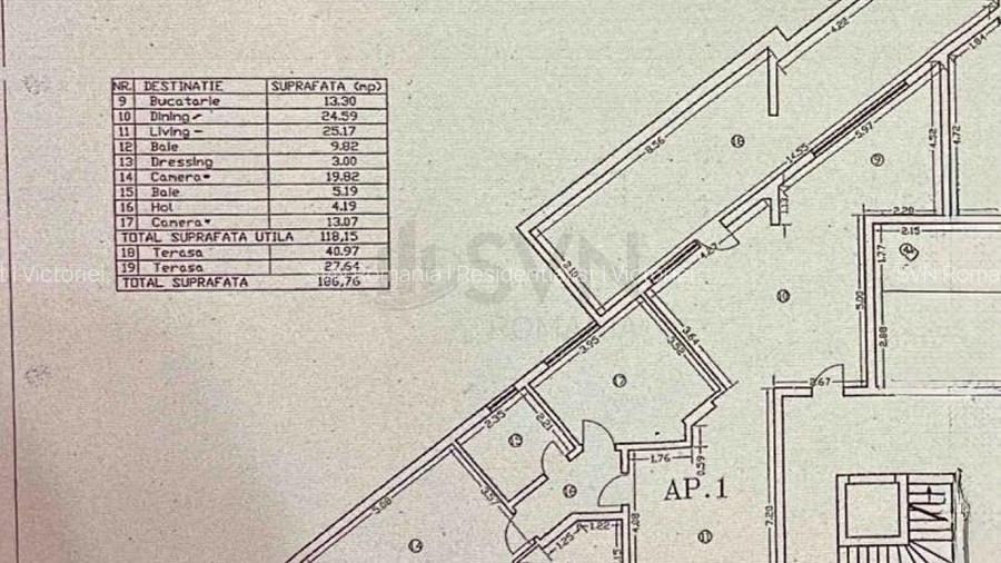REA1026051 Apartament 3 camere I Mobilat I Cartierul Francez - 10