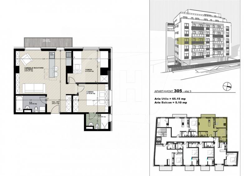 Apartament 3 camere, Iulius Mall-Gheorgheni