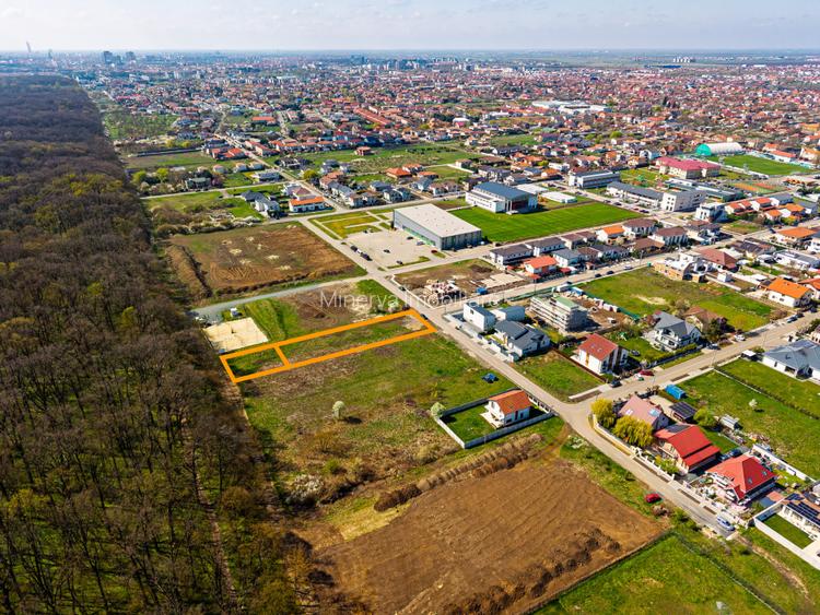 Teren construibil Dumbravita | langa Padurea Verde | Comision 0% - 3