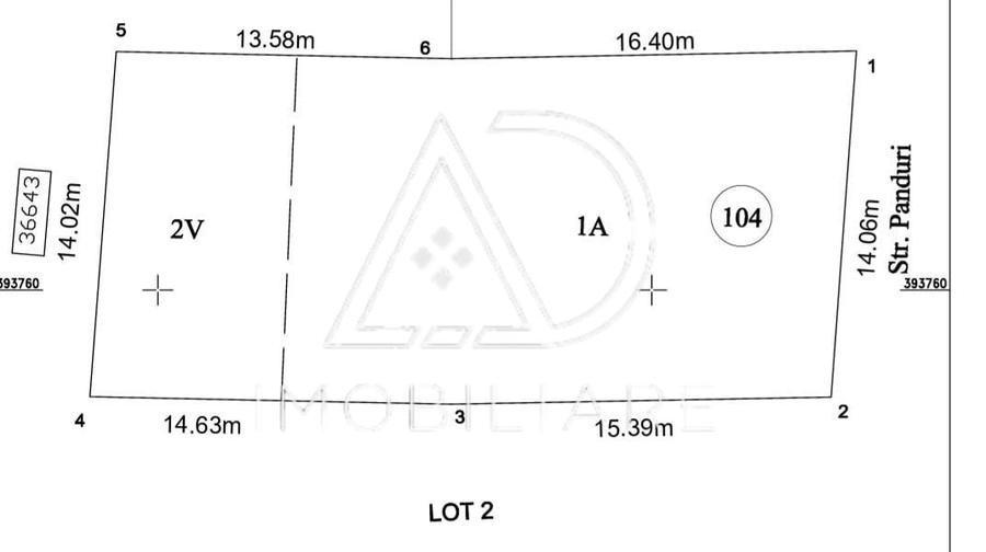 Teren intravilan 420 mp , Cartier Panduri - 2
