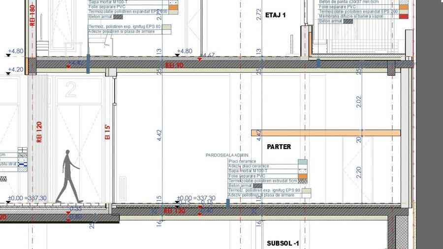 Birou/Servicii 110mp | Clădire nouă | Str. Horea 33 Cluj | Oct. 2026 - 3