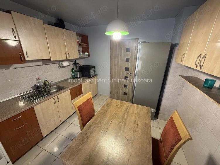 Apartament 3 camere decomandat Aradului etaj 1 Piata Verde amenajat  centrala - 2