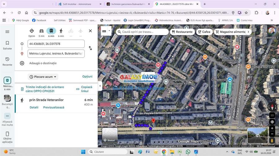 INCHIRIERE GARSONIERA VETERANILOR - METROU LUJERULUI - 9