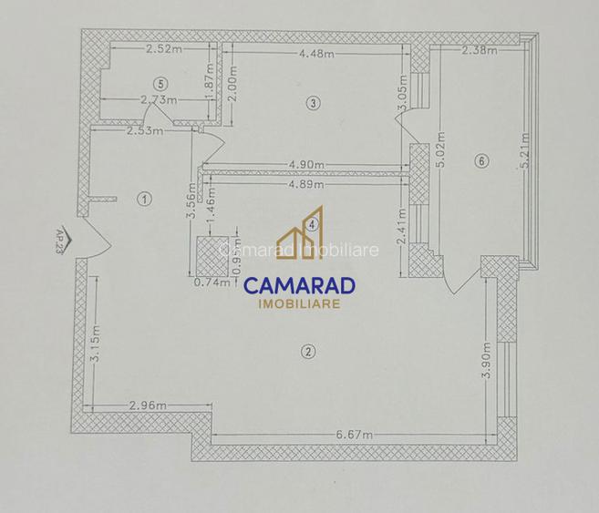 Apartament 2 camere de închiriat | InCity Residence | PRIMA INCHIRIERE - 1